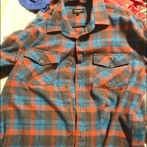 Gioberti Men’s Flannel Short Size L